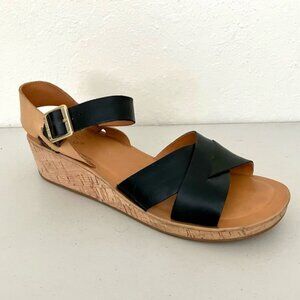 Kork-Ease Myrna Two-Tone Wedge Sandals